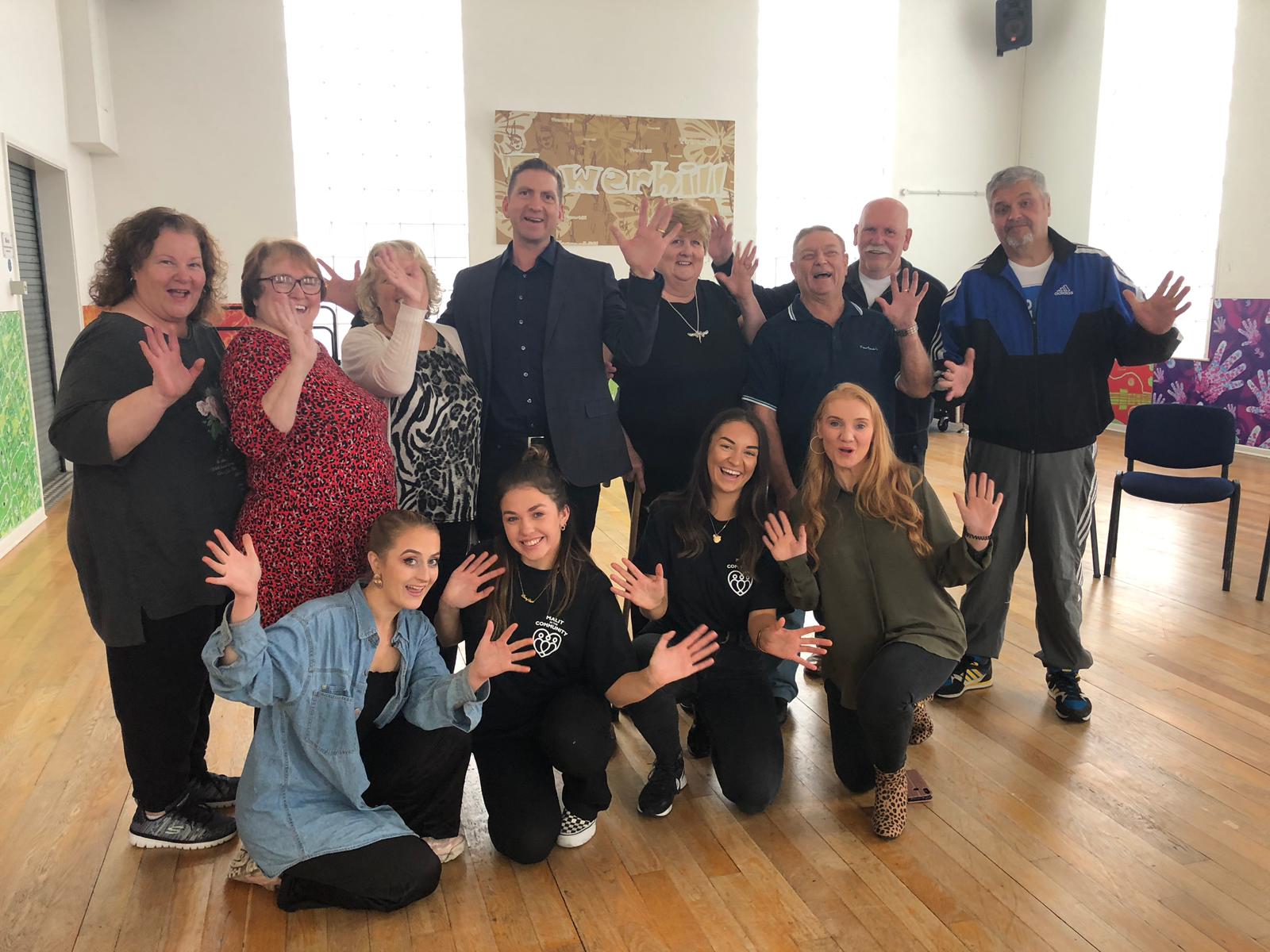 Malit in the Community and Ugly Bucket with Care Merseyside drama class