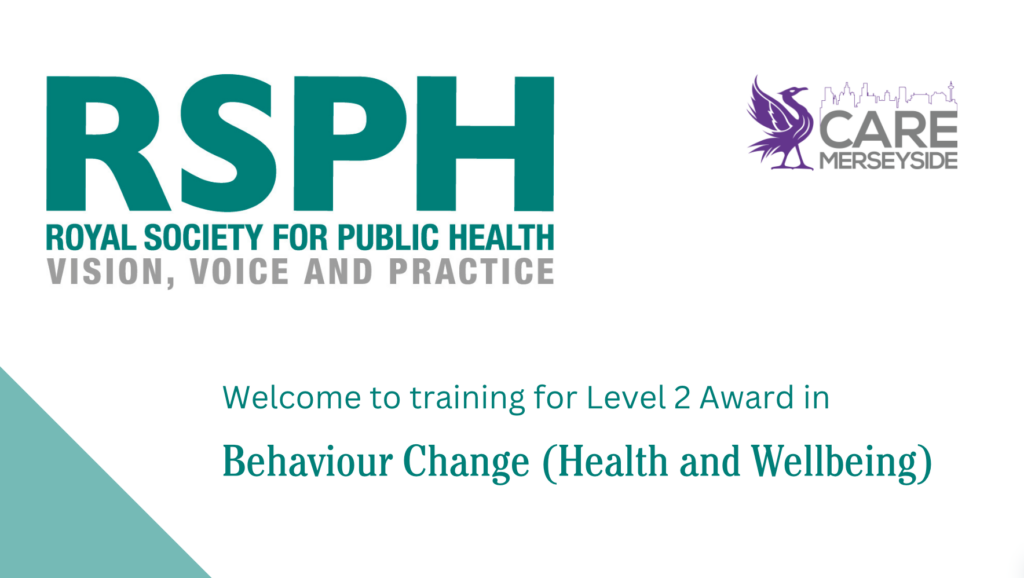 supporting behaviour change course care merseyside